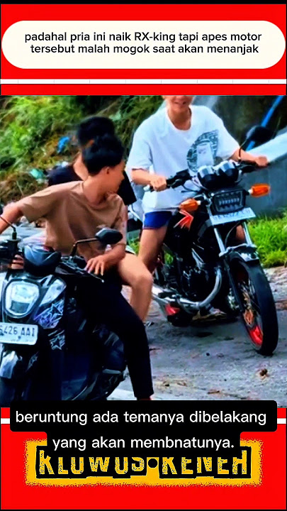 even though I was riding an RX-King motorbike, I was unlucky so I couldn't make it up the hill #s...