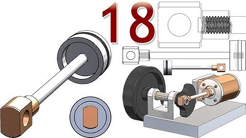 18-Project 42| Horizontal Wobbler Steam Kit|SolidWorks Tutorial: piston sub-assembly with screw mate