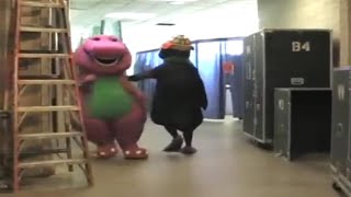 Barneys Colorful World A Dino With A Penguin Slap