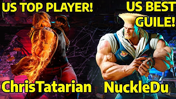 Street Fighter 6 ➥ Chris Tatarian (KEN) VS NuckleDu (GUILE) 4K Master Ranks