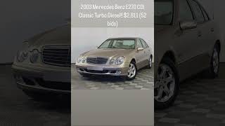 2003 Merecdes Benz E270 CDI Classic Turbo Diesel!! #Mercedes #MercedesBenz #E270