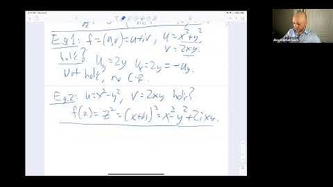 Lecture 3, Complex Analysis Rutgers Math 503 Prof. Kontorovich, 9/11/2020