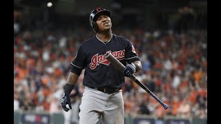 Jose Ramirez - All Postseason hits from (17,18)
