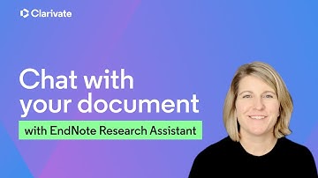 EndNote Research Assistant