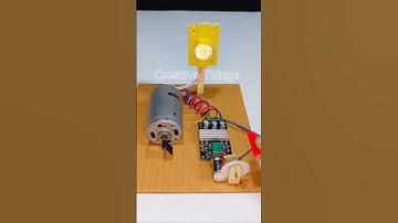 Amazing Ideas° How to make throttle with DC Motor speed controller #dcmotor #tech #shorts #motor