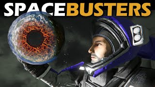 Space Busters | Exploding A Hole Through the Earth! | Space Engineers