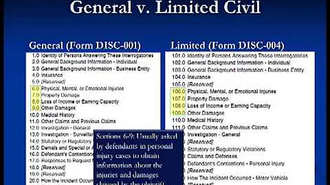 Introduction to Discovery: Part 4: Propounding Form Interrogatories