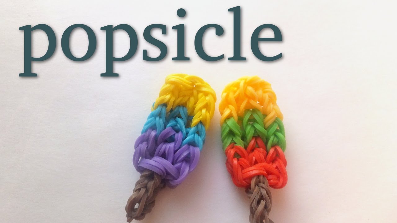 EASY Rainbow Loom Popsicle Charm 