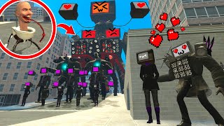 NEW TV WOMAN BOSS CRAB CONTROLS they set up an ambush for SKIBIDI TOILET, NEW FIGHT In Garry's Mod