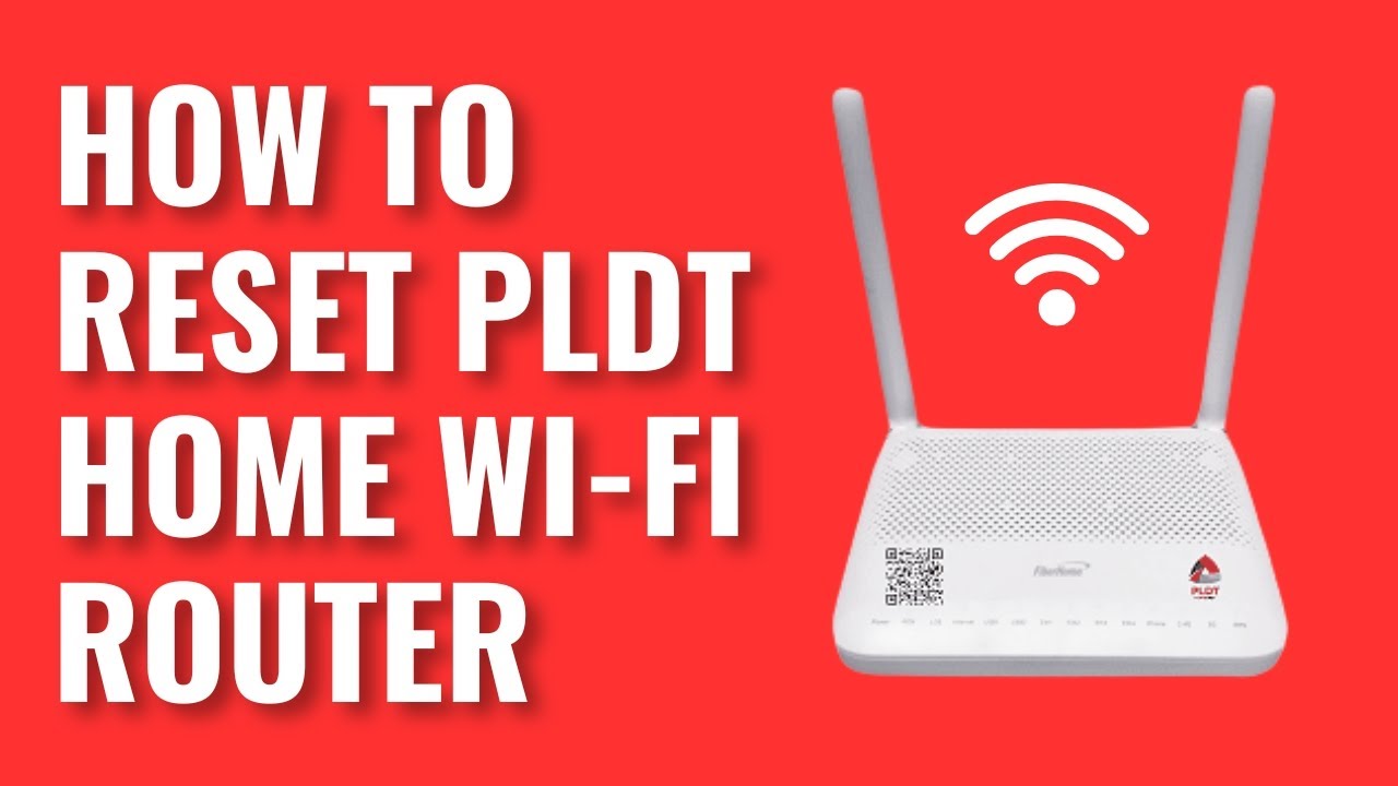 How to Reset PLDT Home Wi-fi Router - YouTube