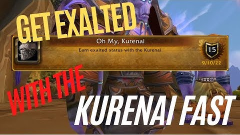 How to get Exalted with the Kurenai | Oh My, Kurenai Achievement | WOTLK Classic  Talbuk Mount