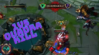 1v5 Trash Thresh Quadrakill (Probably Fountain Help)