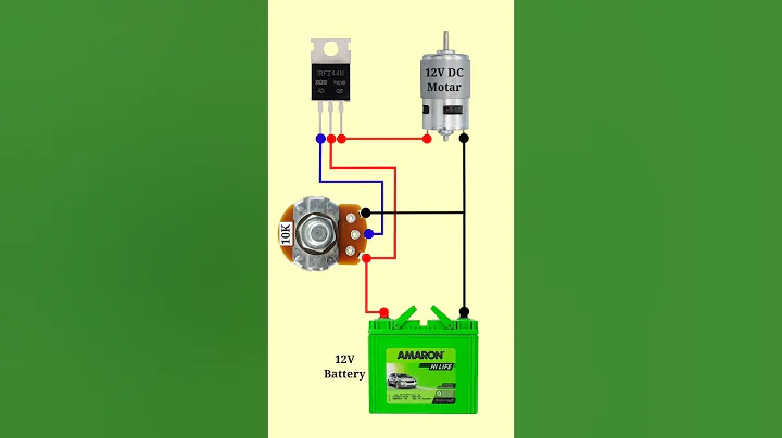 dc motar speed control #shorts #diy #electronics