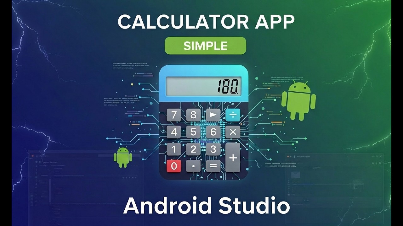 Belajar membuat aplikasi kalkulator sederhana di Android Studio - YouTube