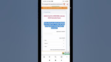 SWAYAM NTA Jan 2025 Admit card Published for 24, 25 , 31St May Exam !!