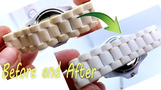 How to clean a White WatchBand Tutorial