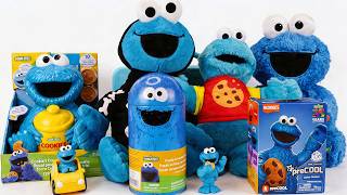 4 Minutes Unboxing and Review of Sesame Street Cookie Monster Toys Collection ASMR