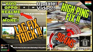 LAG FIX & High PING FIX Best Settings To RUN PUBG Mobile LAG FREE | Mr IG