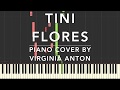 Flores TINI Piano Tutorial Instrumental Cover