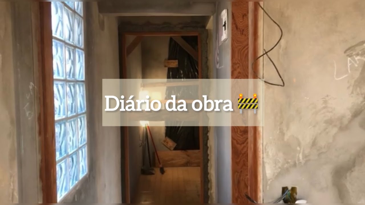 Voltamos com tudo com a obra| Forra da porta| fechamento da parede | Pati Pereira 