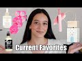 My current favorites / new hair product obsessions, Linjer Jewelry pieces, the best perfume &amp; more!