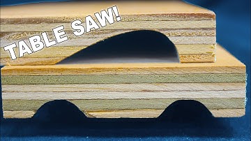 Making Coves on the TABLE SAW!