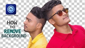 How to remove photo background in android | Photoshop touch tutorial