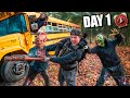 ULTIMATE 24 Hour Real Life ZOMBIE Survival CHALLENGE! Searching For Secret BUNKER (Nerf)