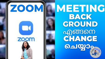 Zoom Meeting ബാക്ക്ഗ്രൗണ്ട് എങ്ങനെ change ചെയ്യാം / How to set Zoom meeting Virtual background?