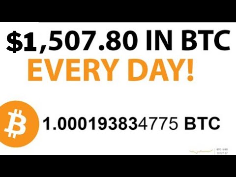 Get Free $1,507.80 Per Day With Bitcoin Without Investment Ll Best Method (Get 1 BTC In 1 Day)