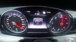 2017 Mercedes Benz E350d (0- 250km/h) Acceleration, Top speed ✔