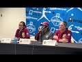 FSU Softball | Lonni Alameda, Ashtyn Danley, and Isa Torres on staving off elimination