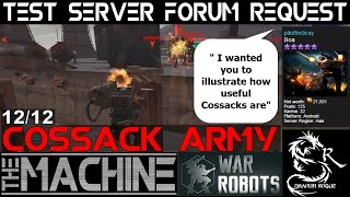 War Robots - Forum Member Test Server Request Video - pilotfm9cuy - L12/12 Cossack Army