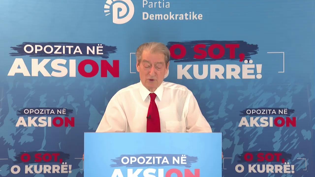 Deklaratë e Kryetarit të Partisë Demokratike, Sali Berisha