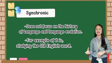 Synchronic vs. Diachronic