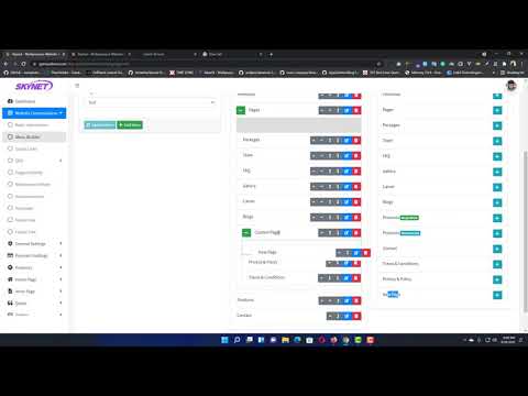 How to add New Page / Dynamic Page in Skynet | Skynet – Multipurpose Laravel CMS