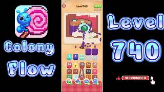 Colony Flow Level 740 Walkthrough All Gameplay Solution Go Answer