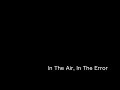 (Syrup16g)In The Air, In The Error - Cover - tayajis