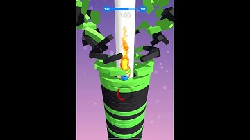 Stack Ball 3D Level 190 Gameplay (iOS,Andriod) #shorts