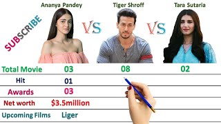 Ananya Pandey Vs Tiger Shroff Vs Tara Sutaria Comparison - Comparison