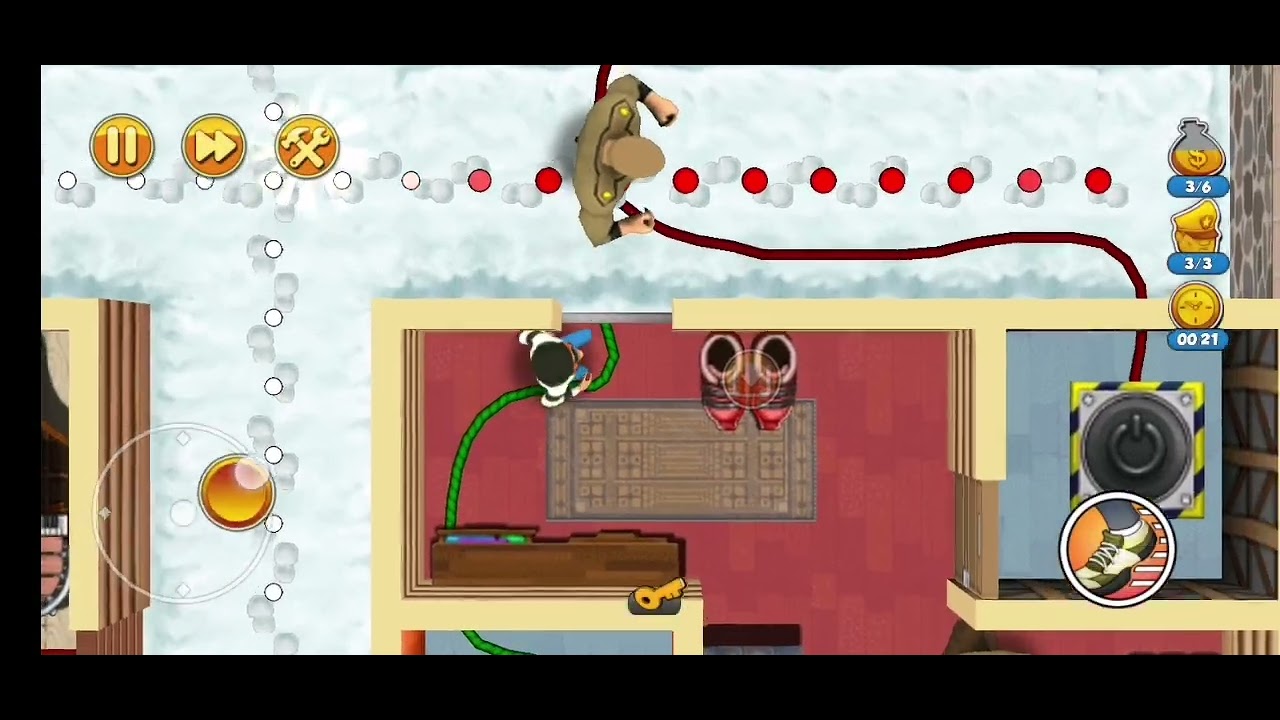 Robbery Bob 2 Pilfer Peak 17 walkthrough