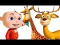 Five Little Babies Went To A Zoo | Cartoon Animation For Children | Nursery Rhymes Compilation