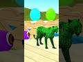 Long Slide Game with Cow Elephant Gorilla Hippopotamus Tiger 3d Animal Game Funny 3d Animals