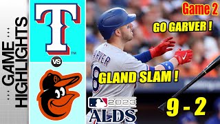 Rangers vs Orioles [GAME SLAM!] ALDS Highlights October 8, 2023 | MLB Postseason 2023