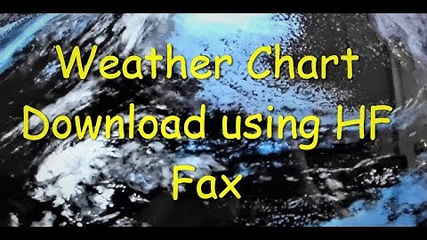 Weather HF Fax: Satellite Weather Charts for Sailors, Preppers, and Others in Very Remote Locations