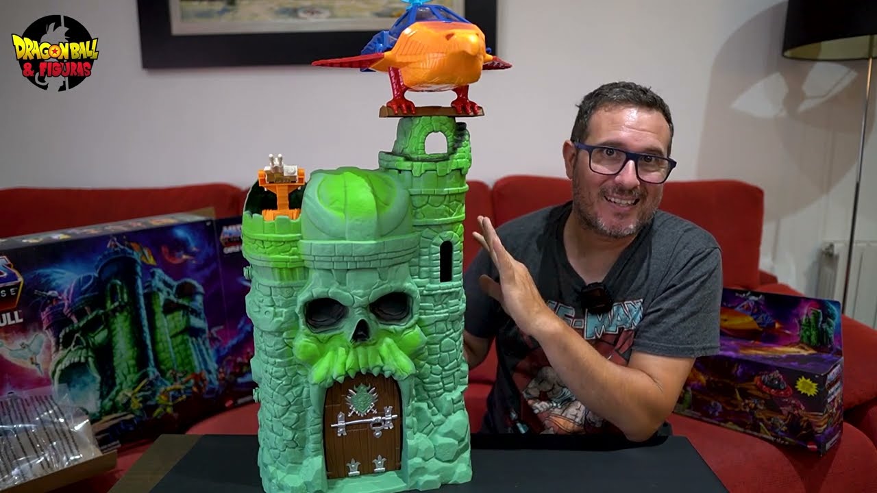 MONTAJE CASTILLO GRAYSKULL Y  TALON FIGHTER