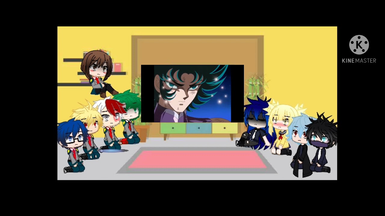 bnha reacciona a Los Caballeros Del Zodiaco 