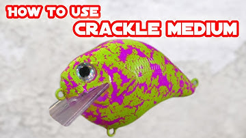 Level Up Your Lure Painting Game: Mastering Crackle Medium Effects