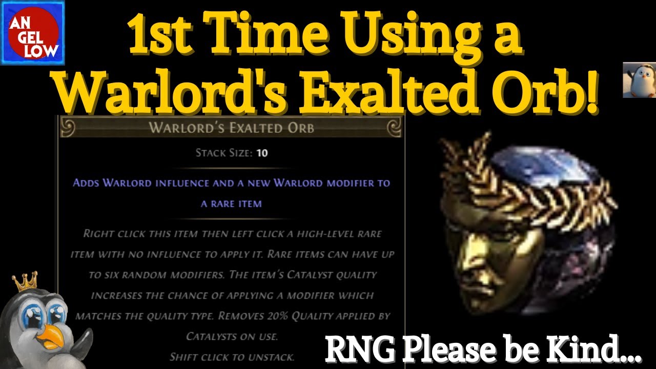 1st time using a Warlord Exalted Orb YouTube
