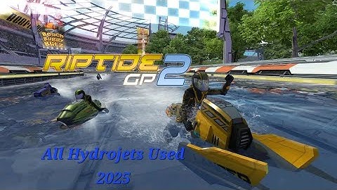 All hydrojets used 2025 | Riptide GP2